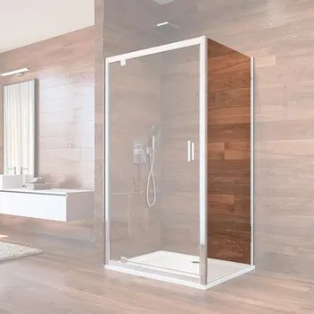 EBS Nova Boční pevná stěna 90 cm, chrom/sklo čiré