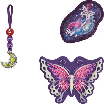 Školní batoh Doplňková sada obrázků MAGIC MAGS GLOW, Buttefly Night Ina, pro aktovky a batohy Step by Step