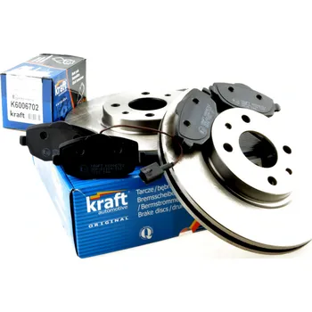 Brzdový komplet Brzdy kotouče a desky přední FIAT STILO 1.2 1.4 1.6 16V - KRAFT