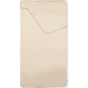 Spacák QUECHUA Bavlněná vložka do spacího pytle BÉŽOVÁ