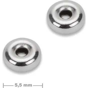 Přívěsek Stříbrný distanční kroužek 5,5 x 2,5 mm
