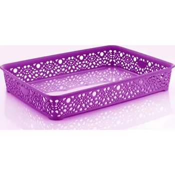 MEGA PLAST Mega Plast, Košík MONAKO S, 6 x 26 x 20 cm, růžový