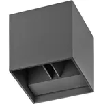 LED Venkovní nástěnné svítidlo AZzardo Gambino 1 dark grey AZ0957 6W 480lm 3000K IP44 10cm tmavě šedé