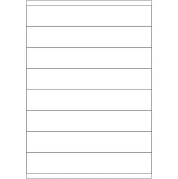 Speciální papír Etikety PRINT 210x35 mm barevné signální (100xA4)