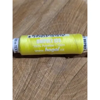 Nit Polyesterové nitě Unipoly návin 100 m Limelight