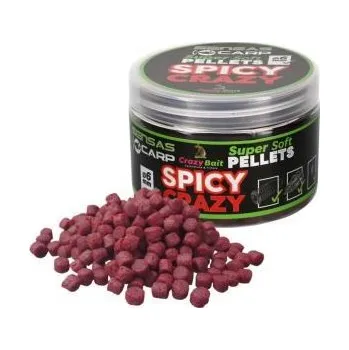 Sensas Měkčené pelety Super Soft Pellets Spicy Crazy (koření) 6mm 60gr