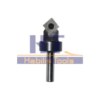 Fréza Úhlová stopková fréza 90° S12 z1