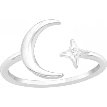 Prsten Stříbrný prsten Moon&Star Velikost: 6/52 Ag 925/1000