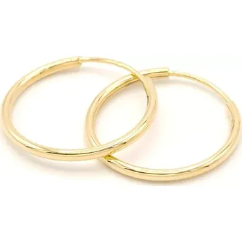 Náušnice B&B Goldinvestic Zlaté náušnice kruhy 1,30g Žluté