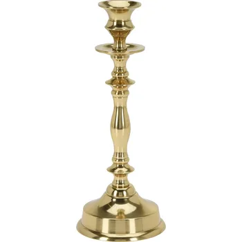 Svícen Svícen hliníkový zlatý 265 mm 454588