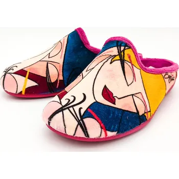 Dámské pantofle Dámská domácí obuv 5359004 SHOESY růžová Barva: multicolor, Velikost: 38