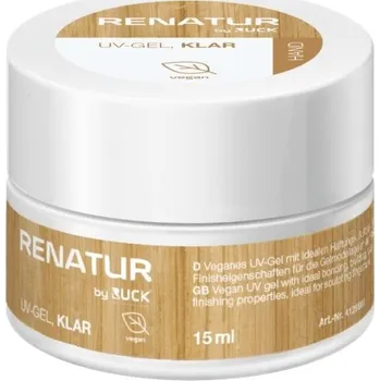 Lak na nehty RENATUR UV gel RUCK klar,vegan,15ml - ID: 691