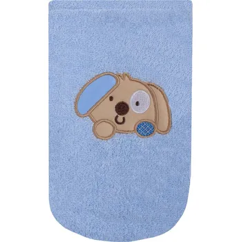 BO Froté mycí žínka modrá Pejsek