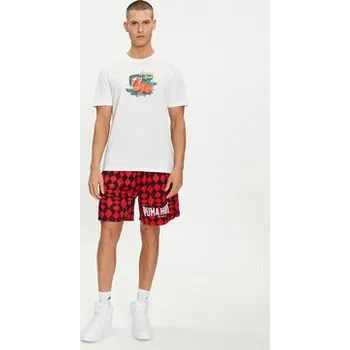 Puma T-Shirt Graphics Spritz 625414 Bílá Regular Fit XL