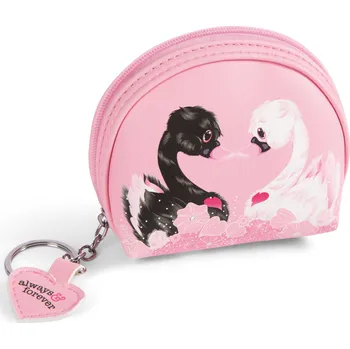 Peněženka L.O.L. NICI pouzdro s kroužkem na klíče Love Labuť, GREEN