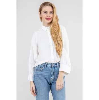 Dámská košile Vero Moda dámská košile Bumpy smetanová Velikost: M