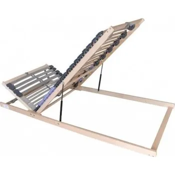 Postelový rošt TEXPOL OPTIMAL PLUS 5V H NOŽNÍ VÝKLOP - lamelový polohovatelný rošt 80 x 195 cm, březové lamely + březové nosníky