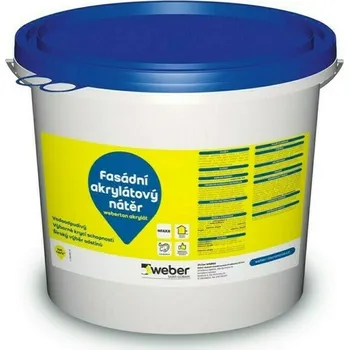 Fasádní barva Weber Weberton Akrylát 25 kg | cena za kg