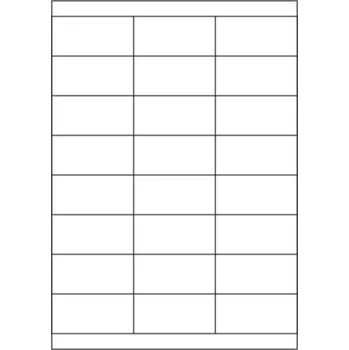 Speciální papír Etikety PRINT 70x33,8 mm bílé pololesklé 250 g/m2 (50xA4)