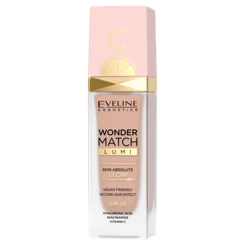 Make-up Eveline Cosmetics Wonder Match Lumi rozjasňující make-up na obličej s SPF20 20, 30 ml