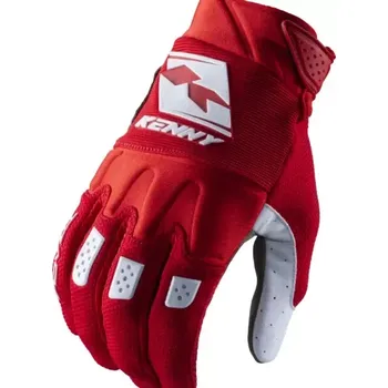 Cyklistické rukavice dětské rukavice Kenny Racing Track Red