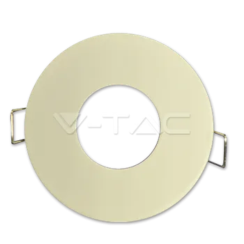 Žárovka Rámeček Na Bodovou Žárovku Gu10, Kulatý, Bílý, Fixní