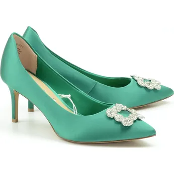 Dámské lodičky Dámské lodičky Tamaris 1-22430-20-726 green satin Velikost: 36