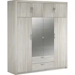 Skříň 4dveřová PLUTON dub Shannon