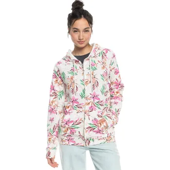 Dámská mikina Mikina Roxy Dive Deep Hoodie snow white happy tropical S 2024 - Odesíláme do 24 hodin