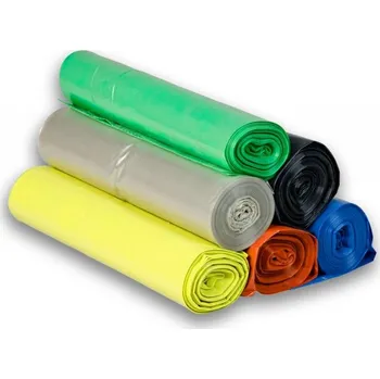 Pytle na odpadky Pytel na odpad 120 l - role 25 ks - červená