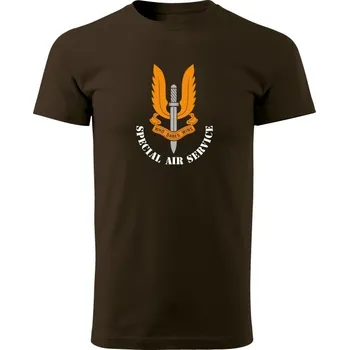 Pánské tričko Tričko SAS Special Air Service - hnědá