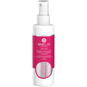 Podkladová báze na tvář Basiclab tónovací primer pro kuperózovou a citlivou pleť, 150 ml