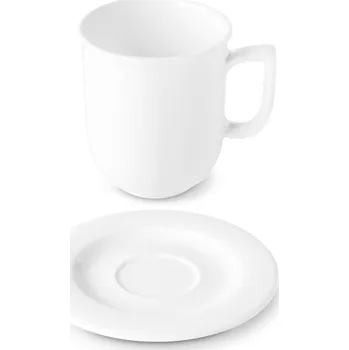 Suisse Langenthal | Šálek vysoký s podšálkem, bílý, 290 ml, Time