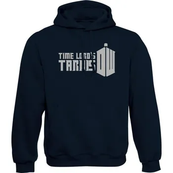 Pánská mikina Mikina s kapucí Time Lord's Tardis - námořní modrá