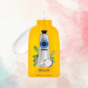 Péče o ruce BEAUSTA Shea Butter Hand Cream Vyživující krém na ruce s bambuckým máslem 20 ml