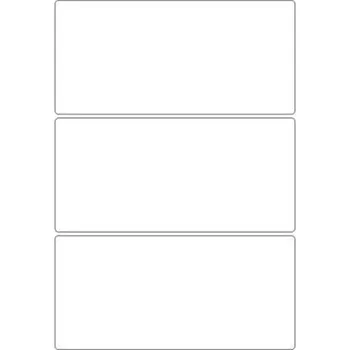Speciální papír Etikety PRINT 188x89 mm bílé pololesklé 250 g/m2 (50xA4)