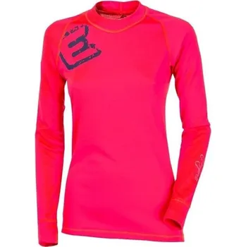 Dámské termoprádlo Triko s dlouhým rukávem PROGRESS Dry Fast dámské zářivá červená "E" Velikost: L