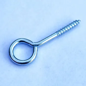 Vrut Oko s vrutem do dřeva / hmoždinky - 25 x 3,5mm, oko 14mm, Zn.