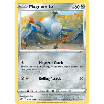 Sběratelská karetní hra Pokémon karta Magnemite 105/195