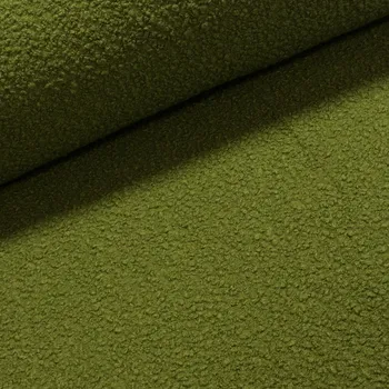 Kabátovina Buklé/Krul 8188-674 270 g/m2 zelená 1,55/1 m