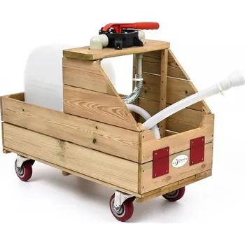 Dřevěná hračka Dřevěný dětský vozík na vodu Classic World