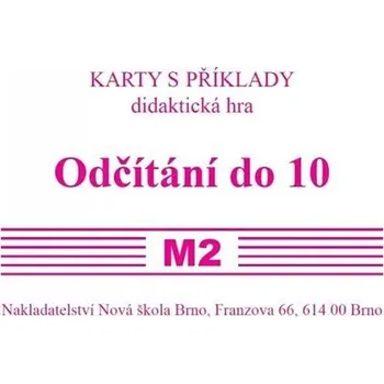 Bystrá hlava Sada kartiček M2 - odčítání do 10 - Zdena Rosecká