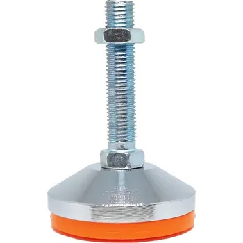 Pojezdové kolečko M12X100 80mm Stavěcí nohy ocel plast (FK80M1210)