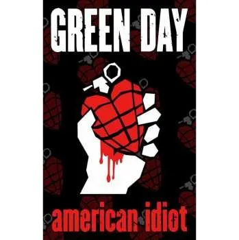 Nášivka Merch Green Day: Textilní Plakát American Idiot