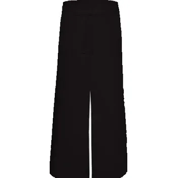 Pracovní zástěra Link Kitchen Wear Bistro zástěra s rozparkem X962 Black 100 x 100 cm