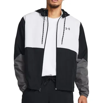 Běžecké oblečení bunda Under Armour Legacy Windbreaker - Black/Castlerock M
