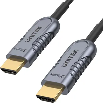Video kabel Unitek optický kabel HDMI 2.1 AOC 8K 120Hz 30 m