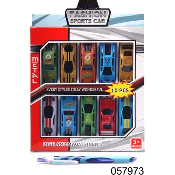 Dětská zbraň AUTA 10ks V KRABICI OBYČ.