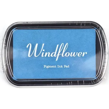 Dětské razítko Razítkovací polštářek hobby, 10 x 6 cm, světle modrý