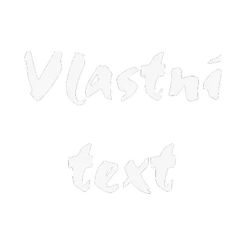 Polep vozidla Vlastní text - Staccato (09 - bílá) SAMOLEPKA NA AUTO, NÁLEPKA, FÓLIE, POLEP, TUNING, VLASTNÍ TEXT, TISK, AUTOSAMOLEPKY.cz, POLEPY, OBRÁZEK, LOGO, 3D STICKERS